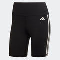 Women's adidas Training Essentials 3-Stripes High-Waisted Short Leggings