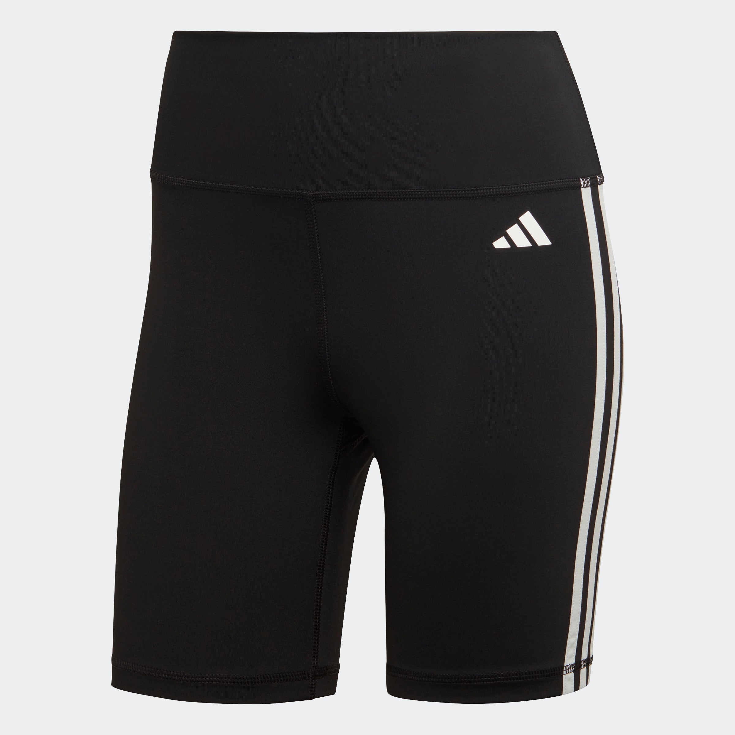 Women's adidas Training Essentials 3-Stripes High-Waisted Short Leggings