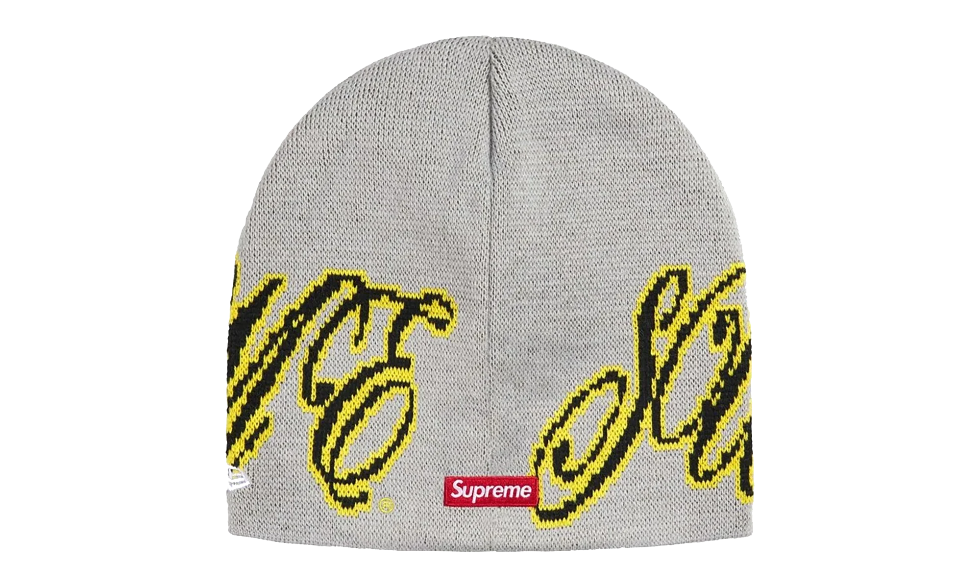 New Era Cursive Beanie "SS26 - Grey" SU27256