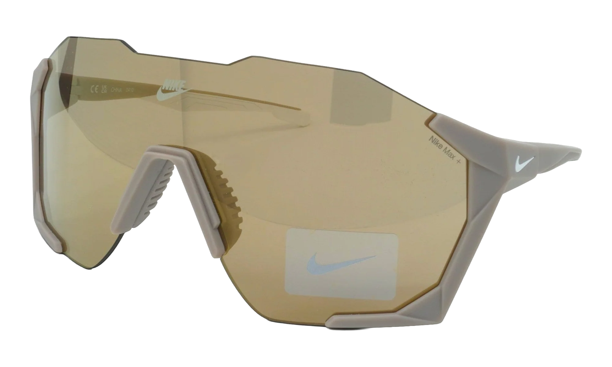 Charged Shield Sunglasses "Matte College Grey / Gold Mirror" IB3518X 009
