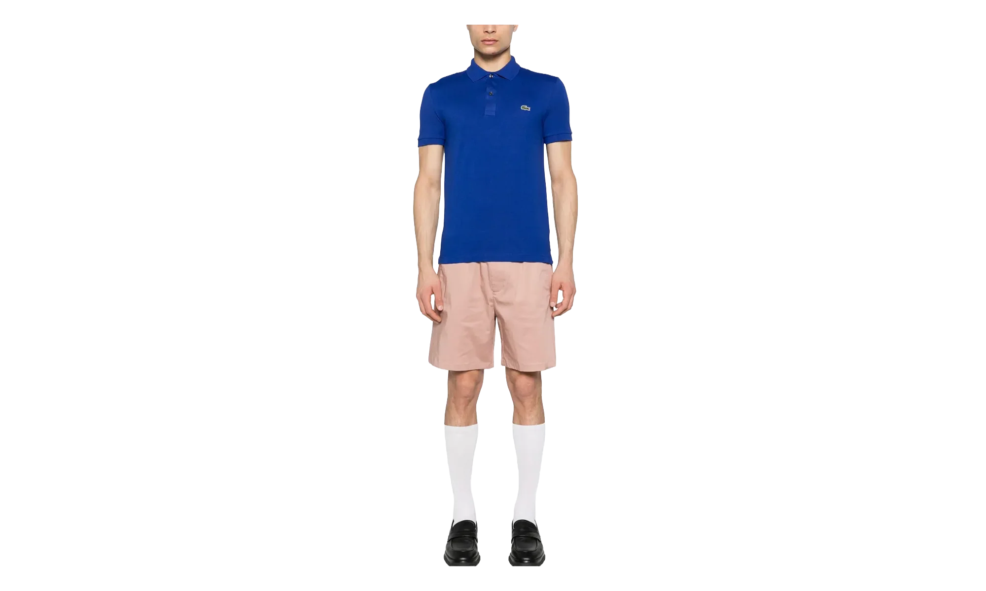 Slim Fit Petit Piqué Polo T-Shirt "Blue" PH4012 BDM