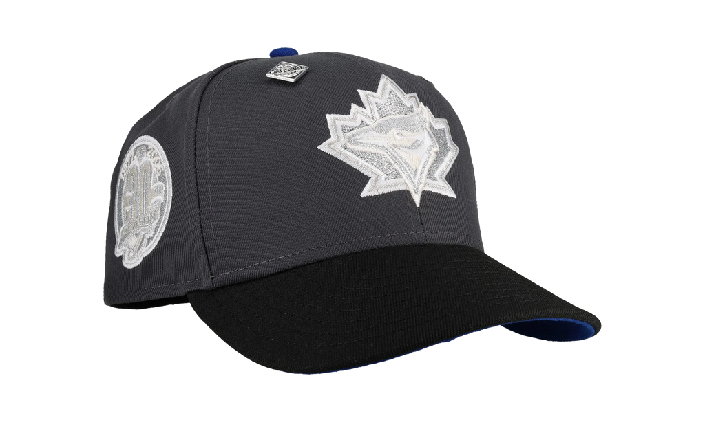 59FIFTY Toronto Blue Jays 30th Season Fitted Hat "Graphite / Ice" NE404