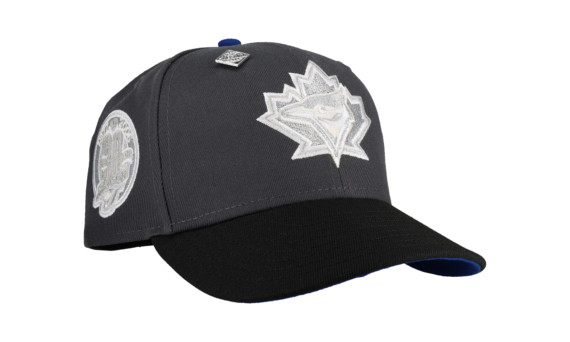 59FIFTY Toronto Blue Jays 30th Season Fitted Hat "Graphite / Ice" NE404