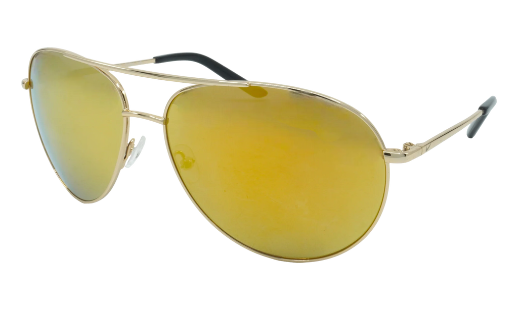 Chance M Polarized Sunglasses "Gold / Brown / Gold Mirror" EV1218 752
