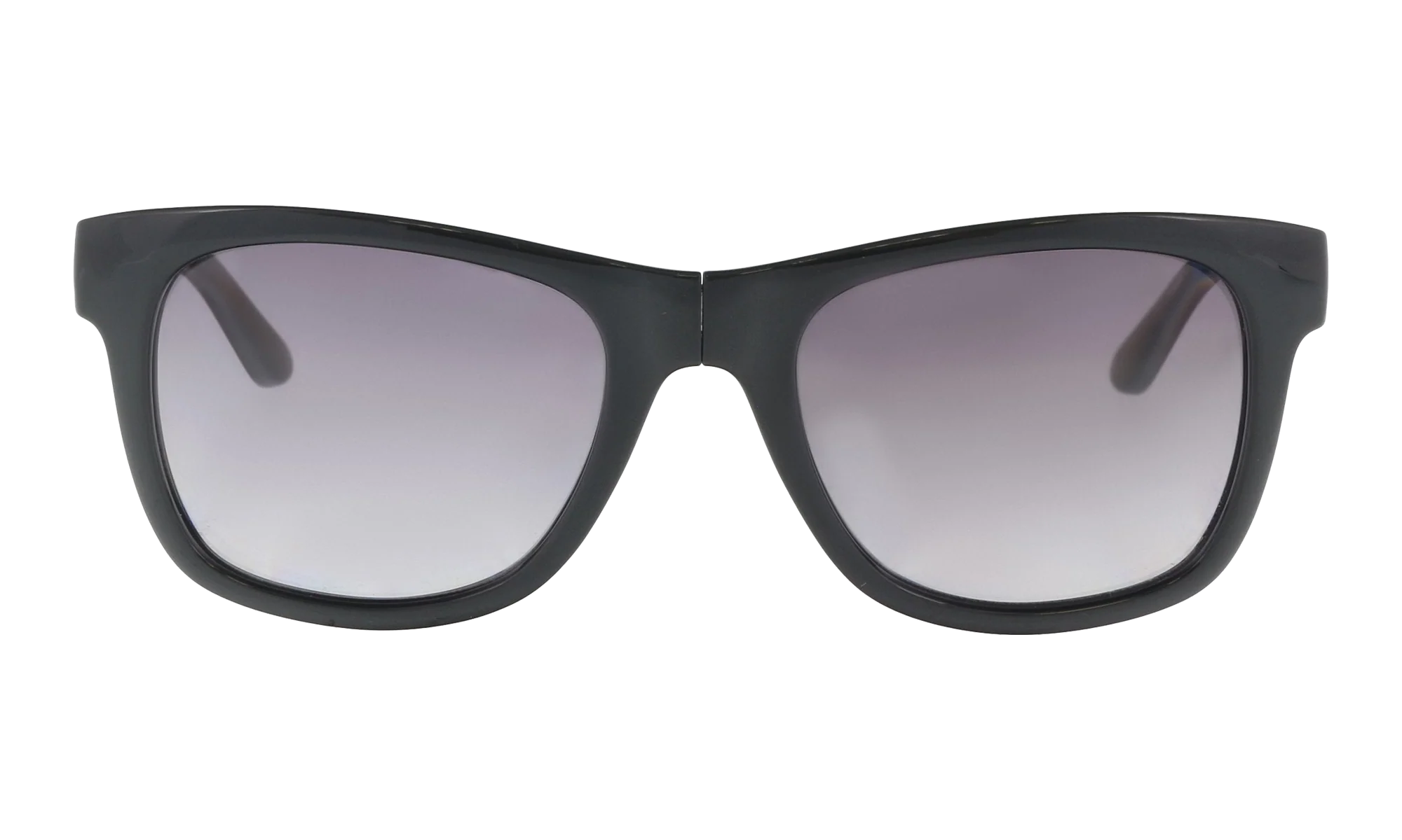 Rectangle Sunglasses "Shiny Black-Foldable" L778S-001