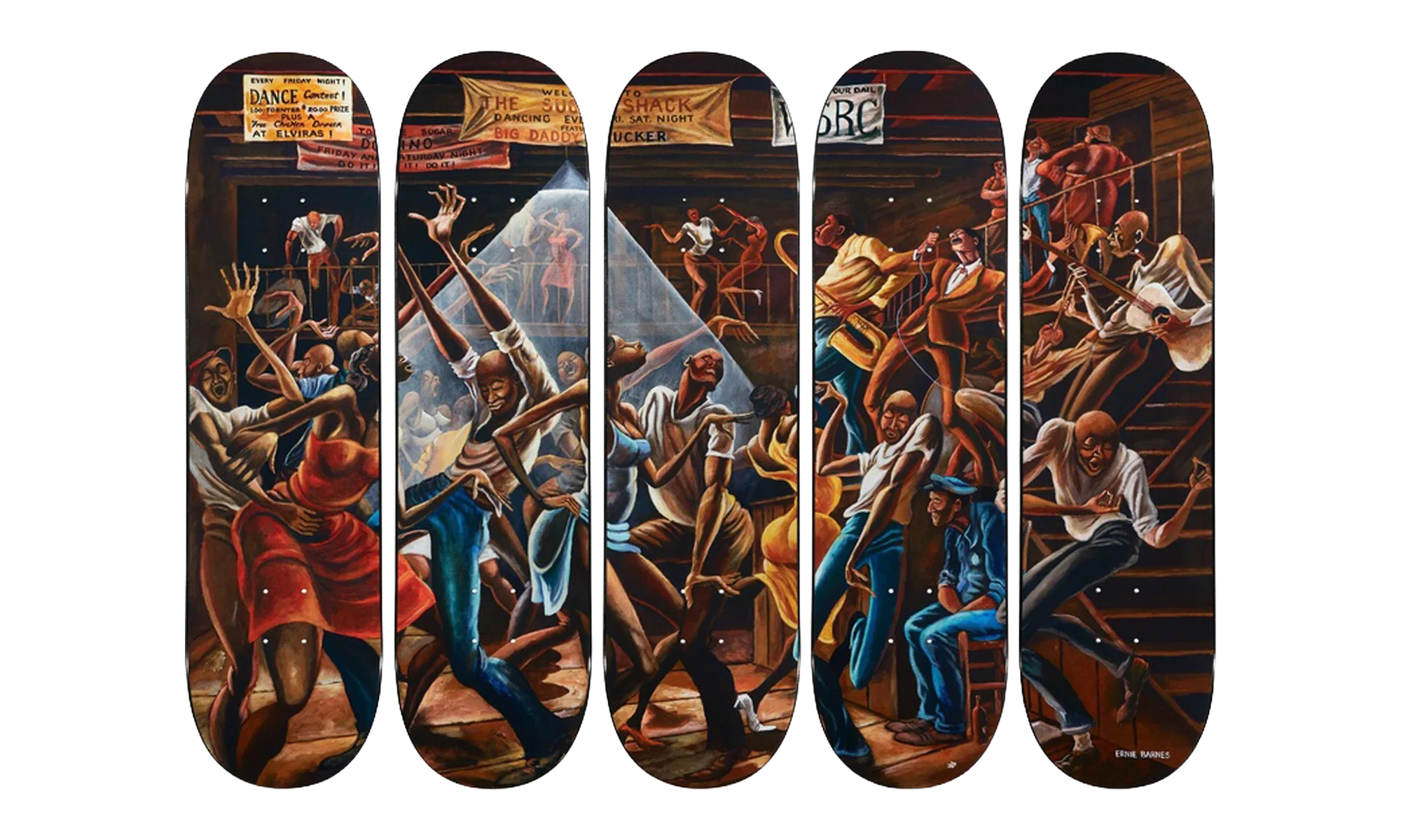 Ernie Barnes Skateboard Deck Set "SS25 - Multi (Set of 5)" SU27343