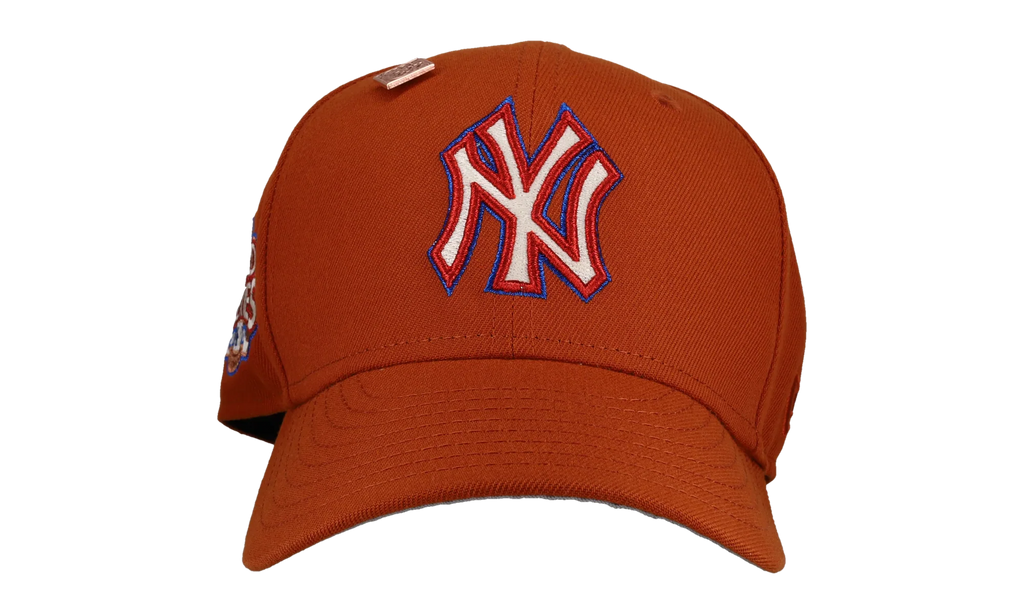 59FIFTY New York Yankees 2008 World Series Fitted Hat "Burnt Orange / Metallic" 123451299941