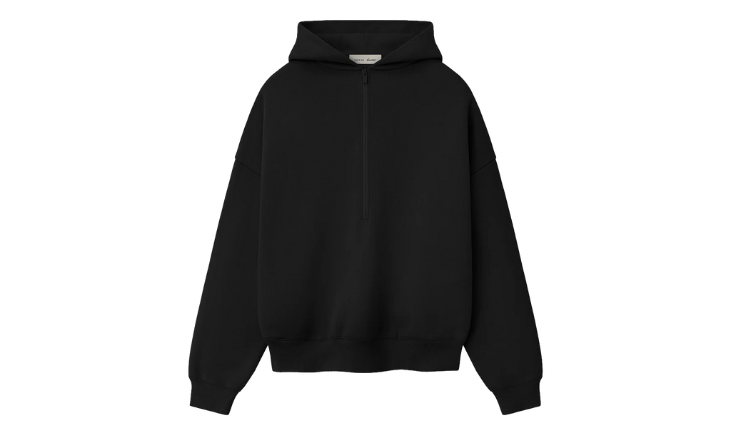Property Lounge Half Zip Hoodie "Black" 192SP266911F