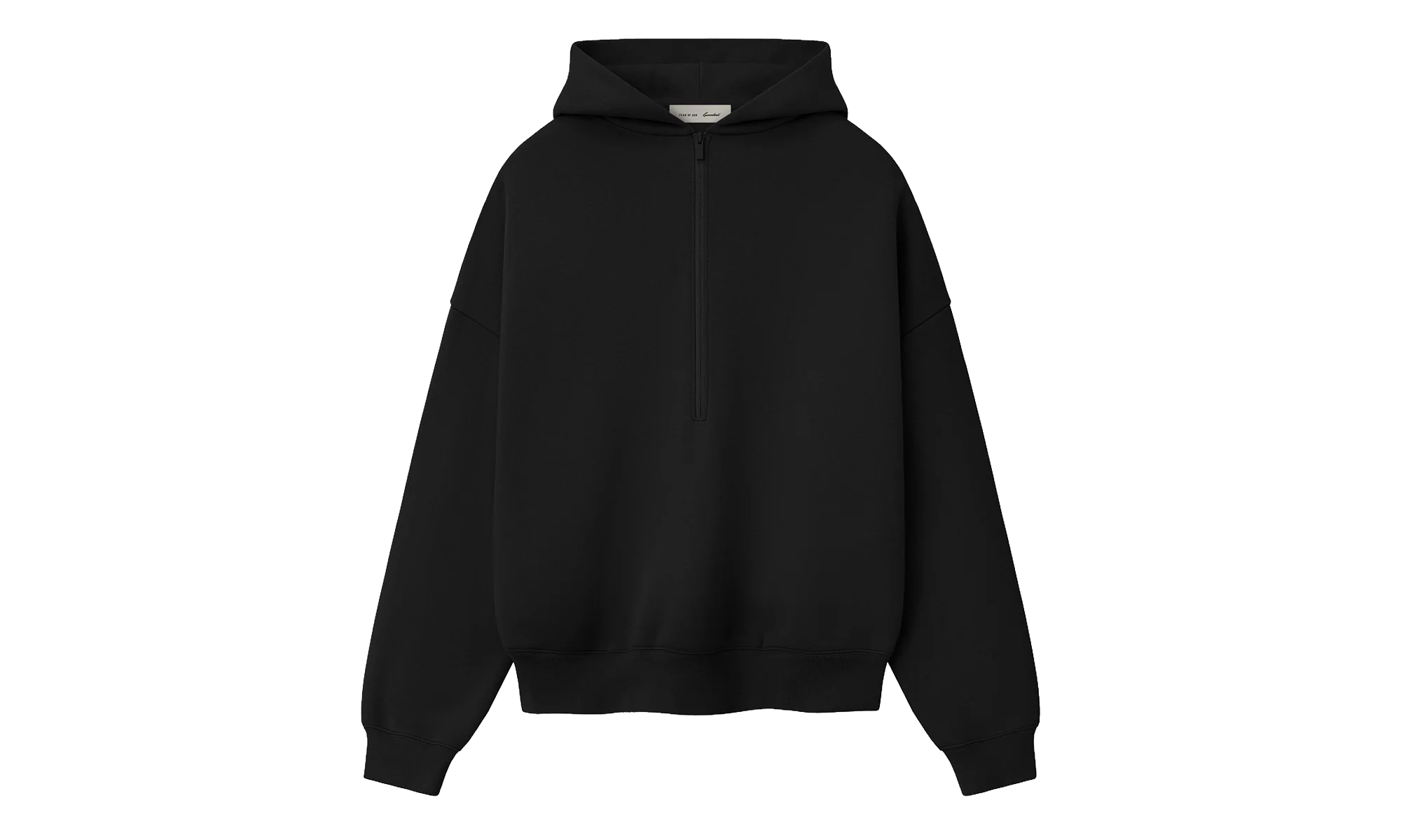 Property Lounge Half Zip Hoodie "Black" 192SP266911F