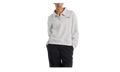 French Terry Polo Sweatshirt WMNS "Ash Heather" WT51513AHH