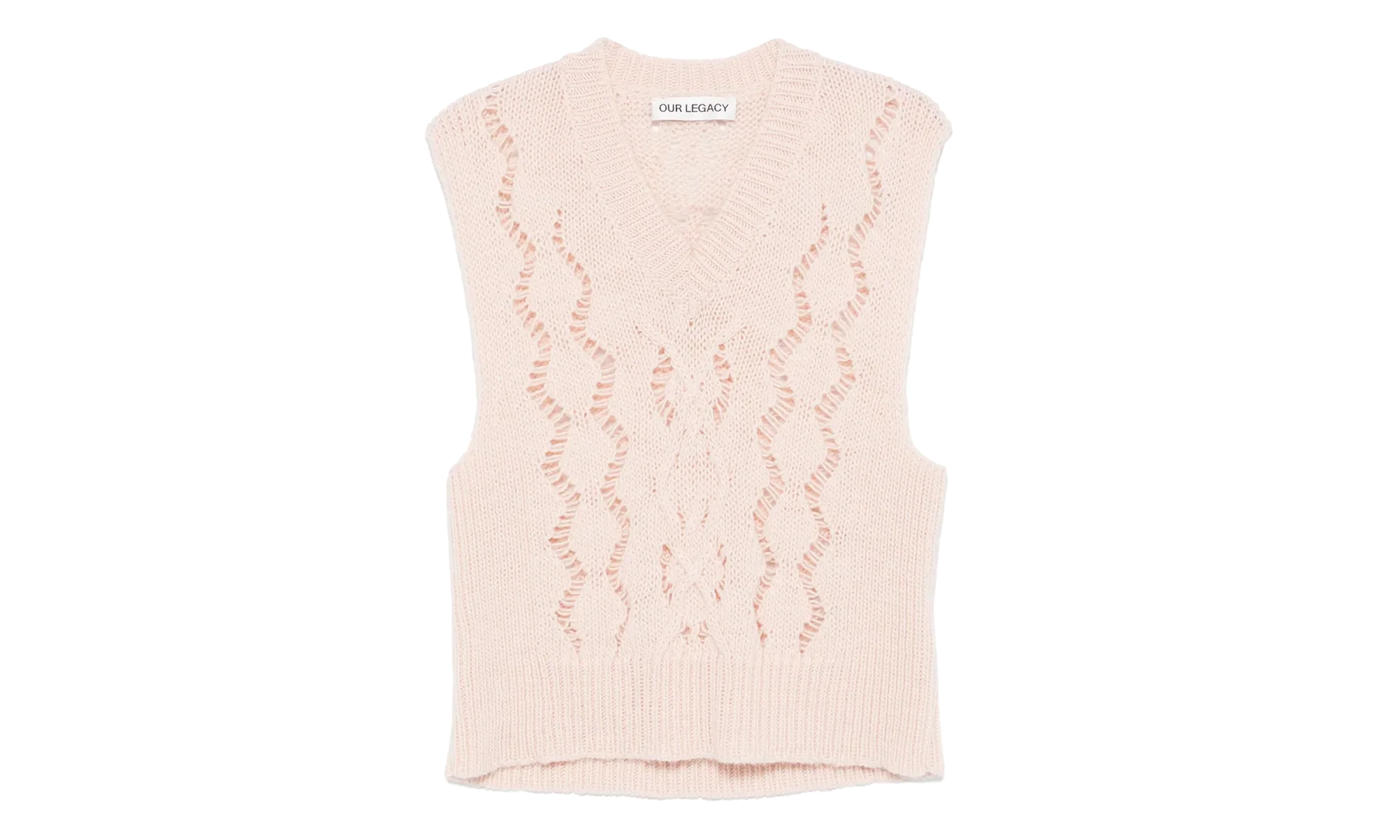 Our Legacy Cable Michigan Tank Vest Pink "Pink" M4243CD