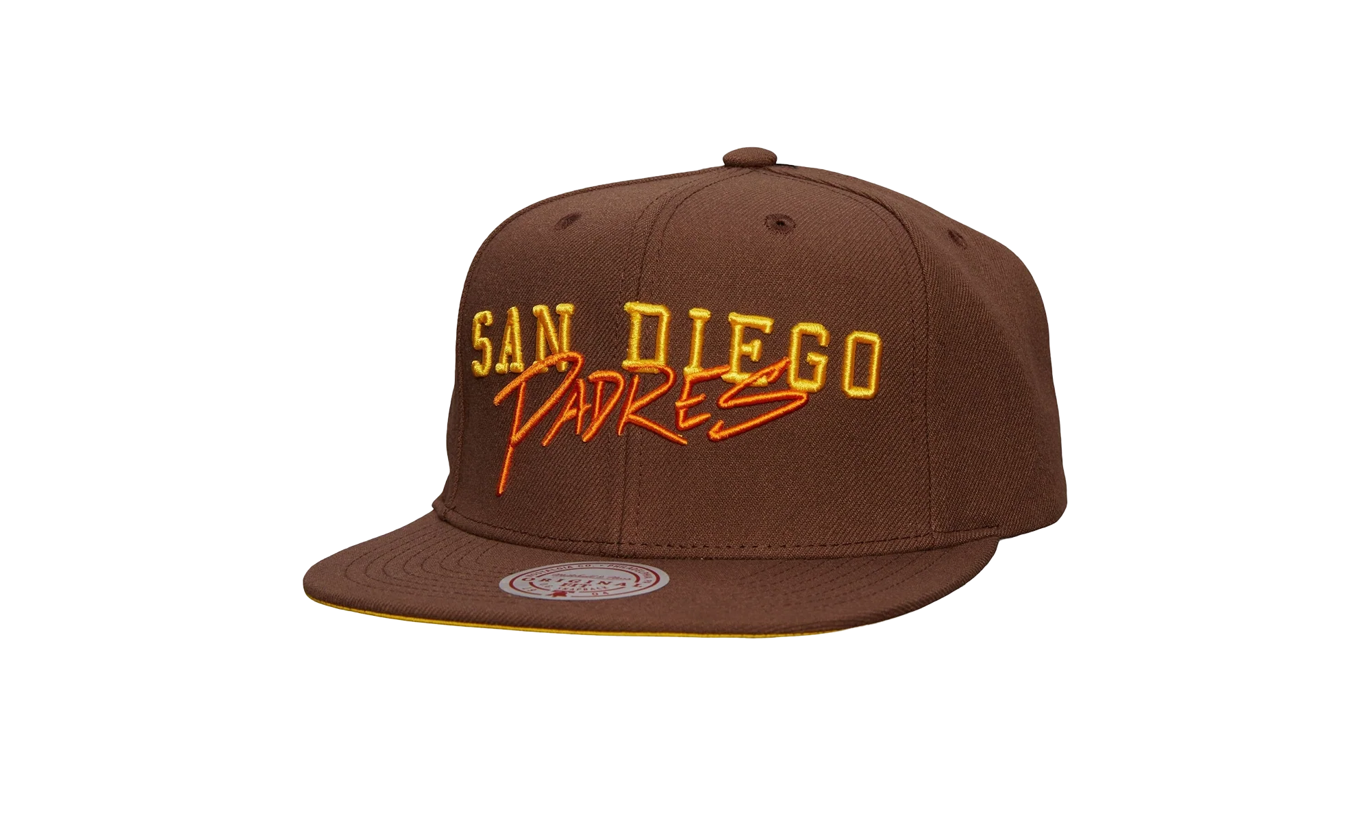 MLB Cooperstown Team Tagged Snapback Cap "San Diego Padres - Brown" HHSS7504 SDPYYPPPBROW