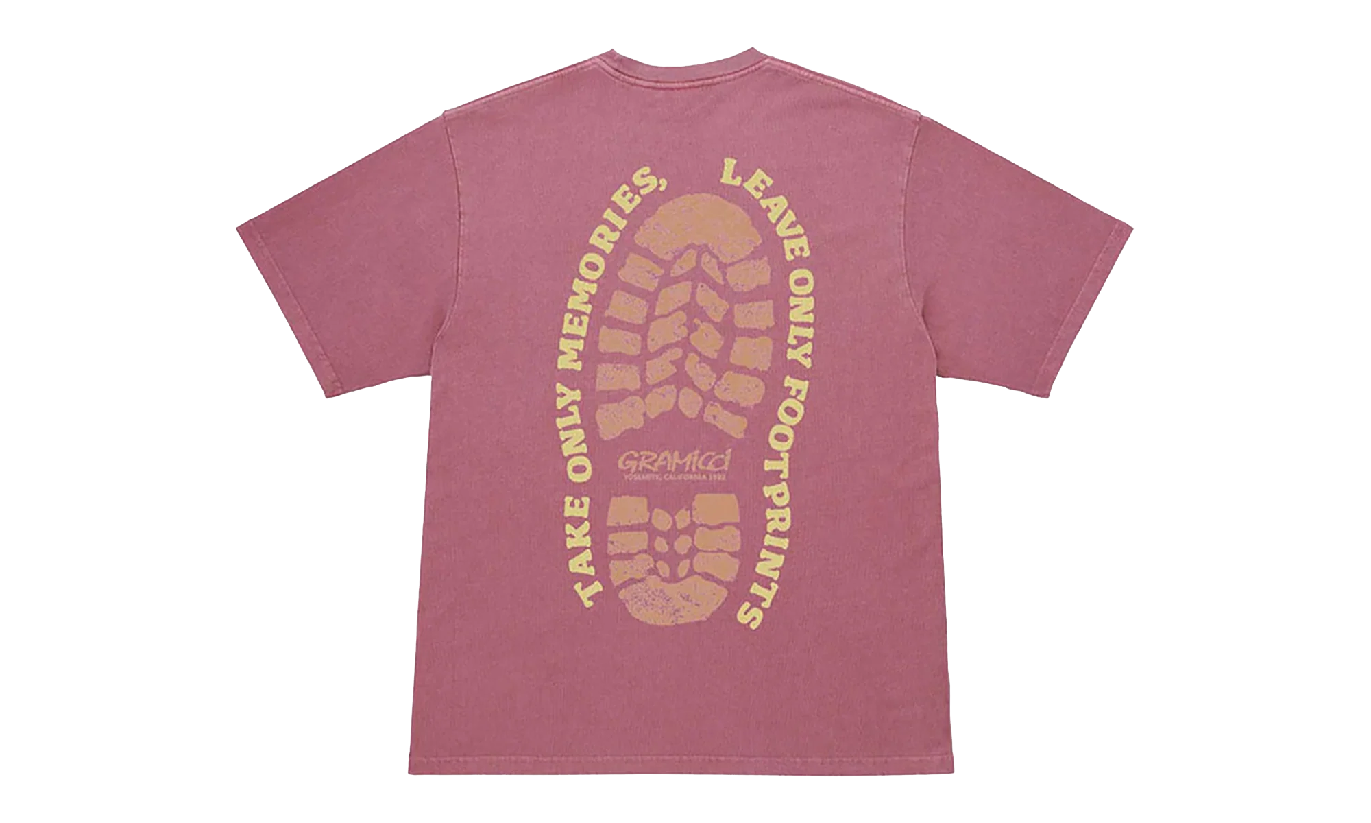 Footprints Pigment Dyed SS Tee "Red" G6SU T119 RED