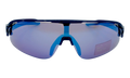 Flyfree Shield Team Sunglasses "Midnight Navy / Road Blue Mirror" IF1107X 410