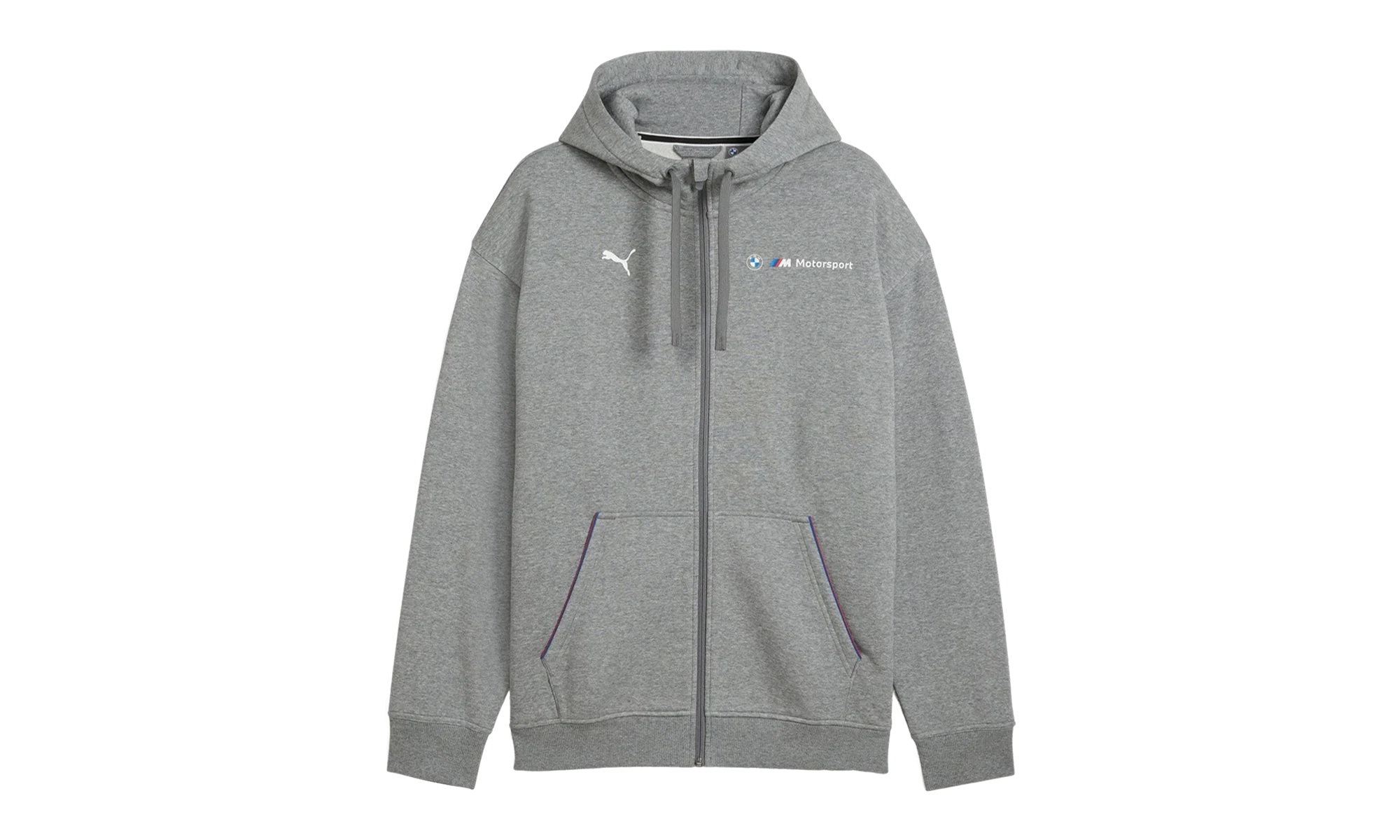 BMW MOTORSPORT ESS+ FZ HOODED JACKET "Gray" 630629 03