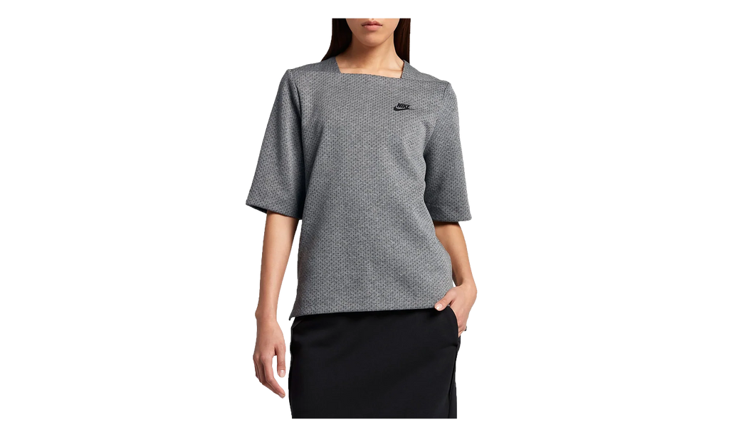 Sportswear Tech Fleece Top WMNS "Carbon Heather / Black" 833450 091