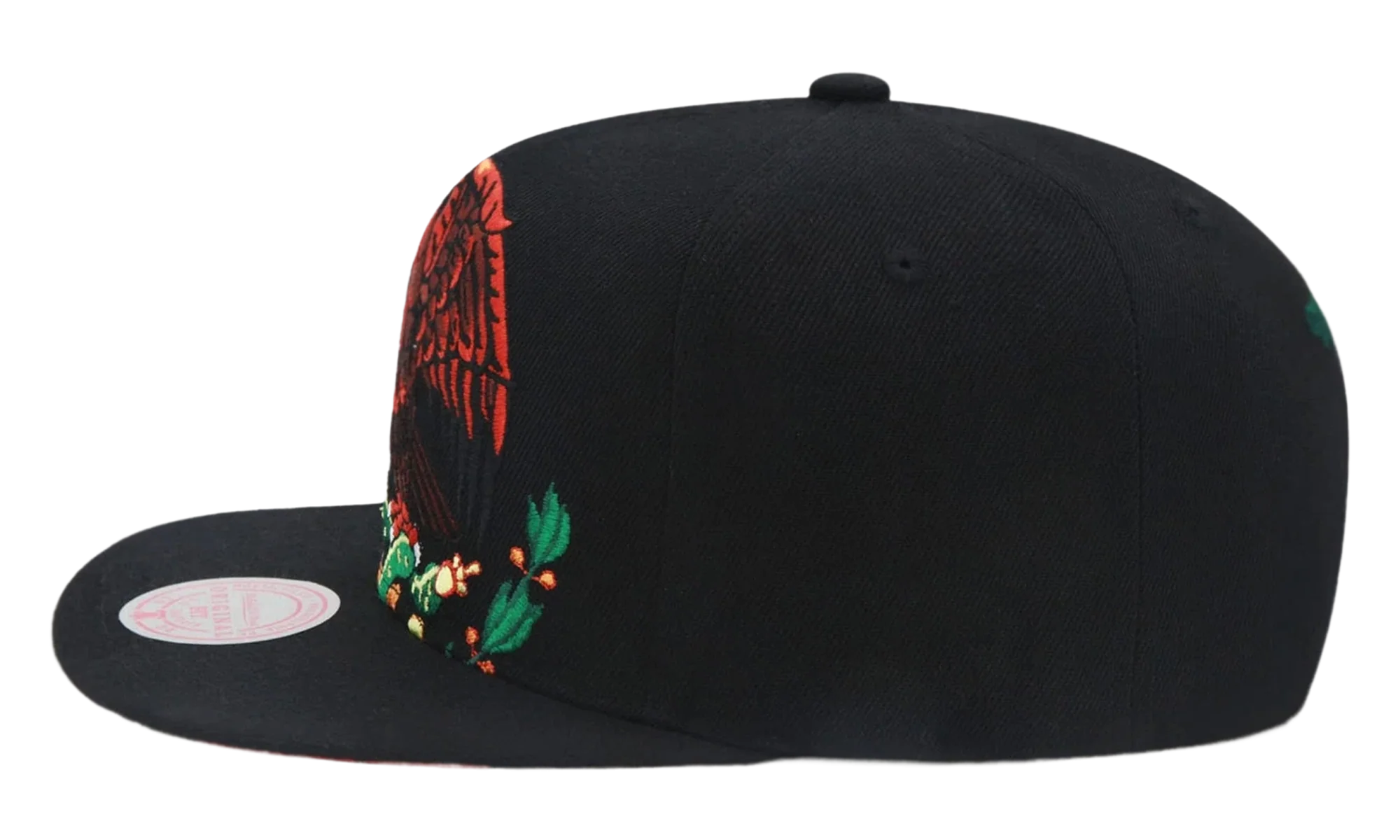 Branded Cropped Eagle Snapback Cap "Mexican Flag - Black" 6HSSTD17420 MNNBLCK
