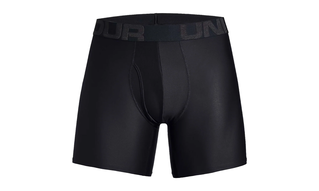 Tech 6" 2-Pack Boxerjock "Black / Black" 1327415 001