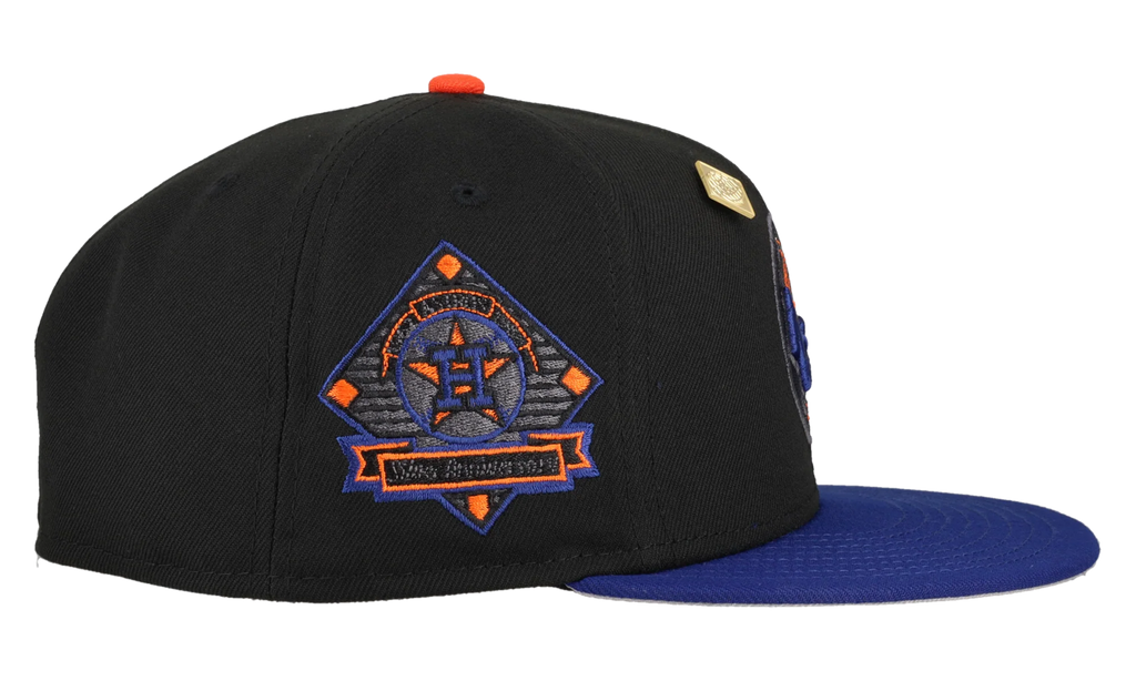 59FIFTY Houston Astros 25th Silver Anniversary Patch Fitted Hat "Black" 123451294906