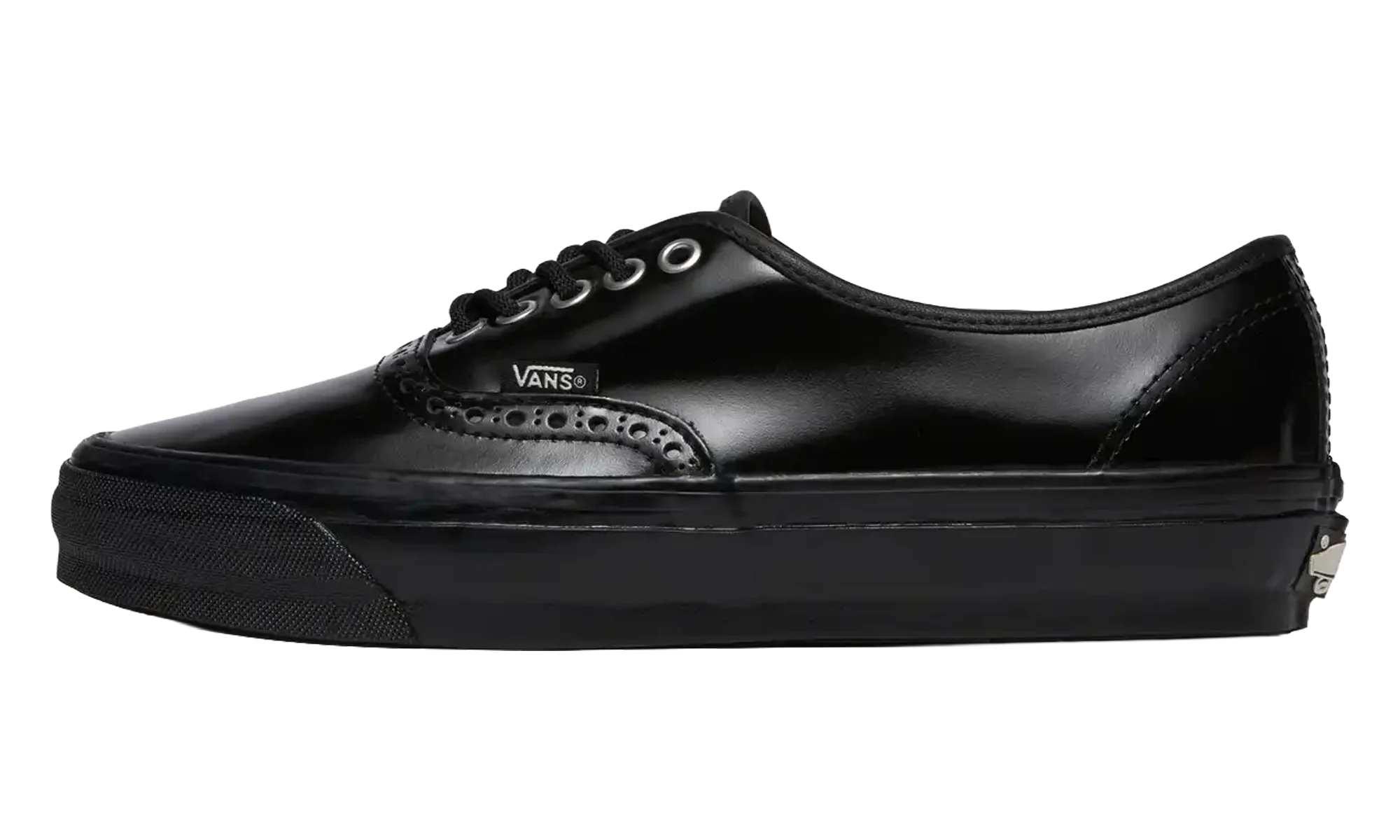 OTW Authentic 44 Siped Vibram Gloss Leather "Brogue Black" VN000V33BKA