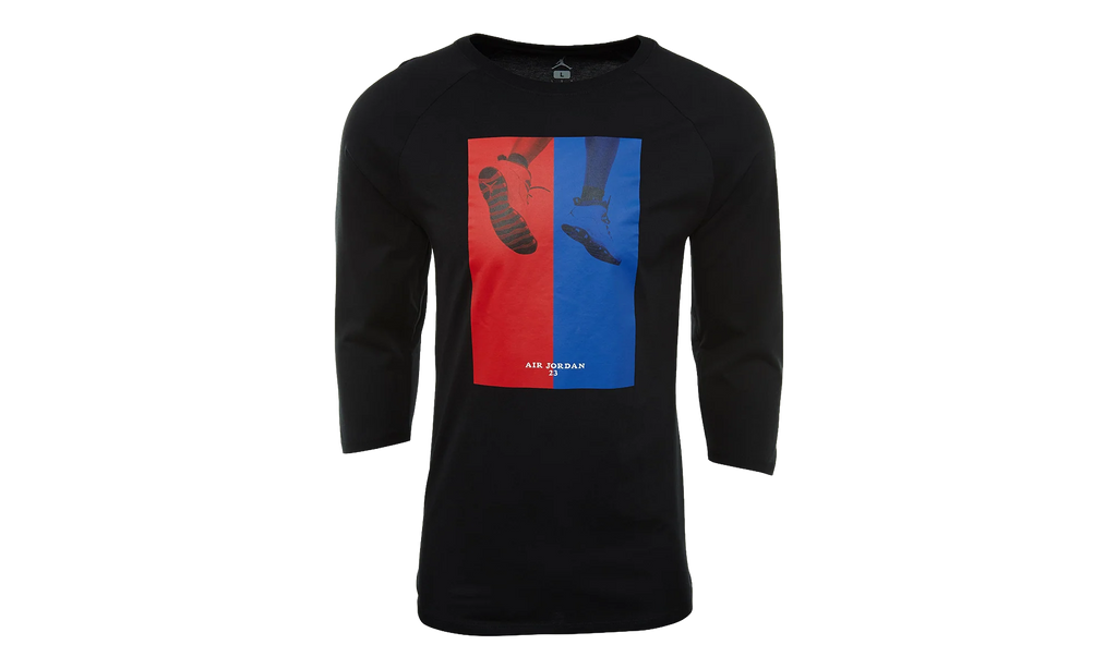 Jordan Retro 10 3/4 Raglan Shirt "Black" AA1879 010