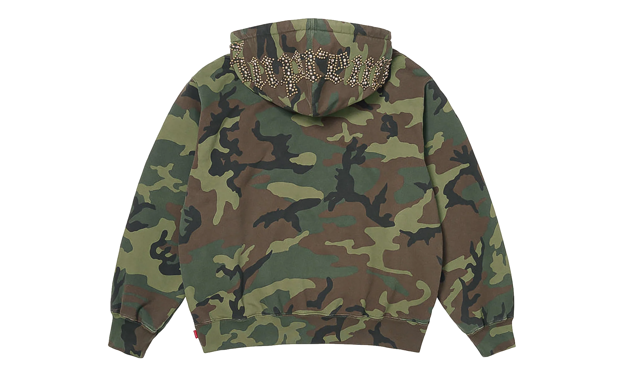 Overdyed Studded Hooded Sweatshirt "SS26 - Camo" SU27376