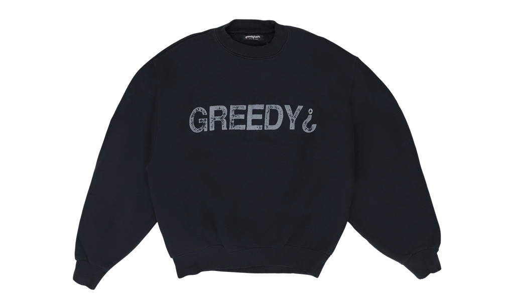 'Greedy ?' Crewneck "Black" GUT MHDS 0002