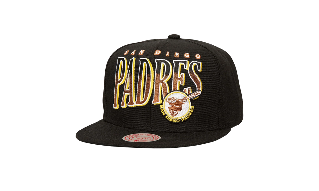 MLB Cooperstown Line Work Snapback Cap "San Diego Padres - Black" HS8528 SDPBLCK