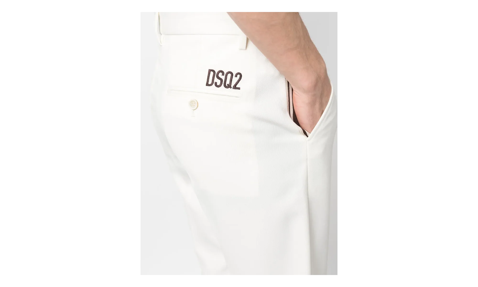 Tailored Track Slouch Pants "White" S71KB0549S76498101