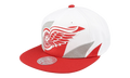 NHL Vintage Sharktooth Snapback Cap "Detroit Red Wings - White" 6HSSSH22088 DRWWHIT