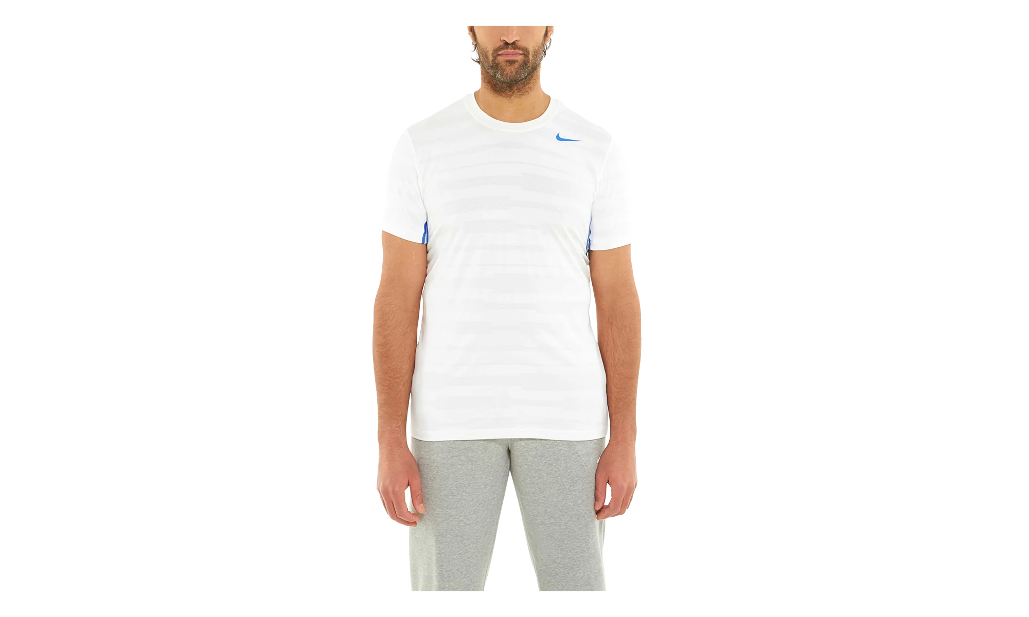 DRI-FIT TENNIS STYLE T-SHIRT "White / Blue" 424978 100