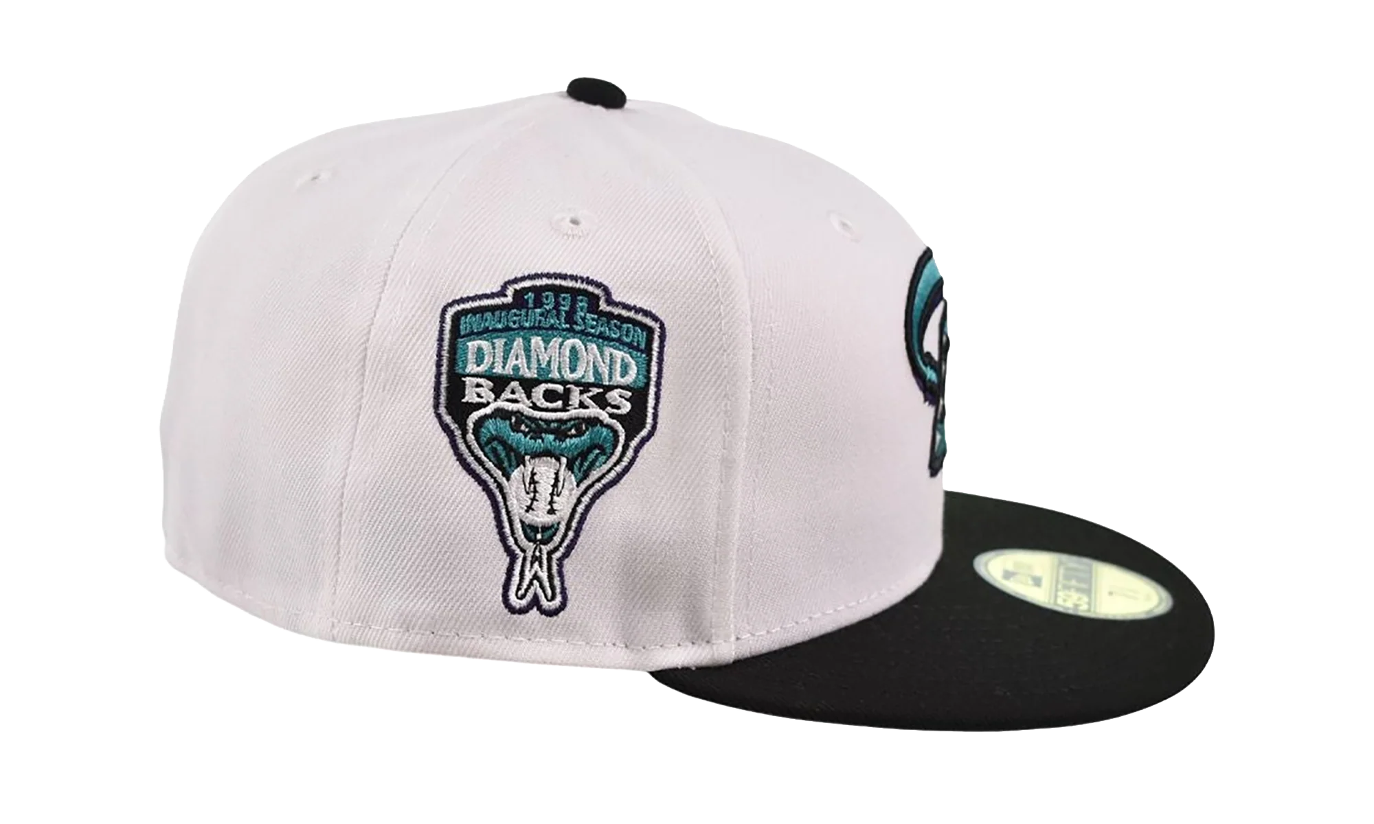 59FIFTY Arizona Diamondbacks Grape Fitted Hat "White" 70947482