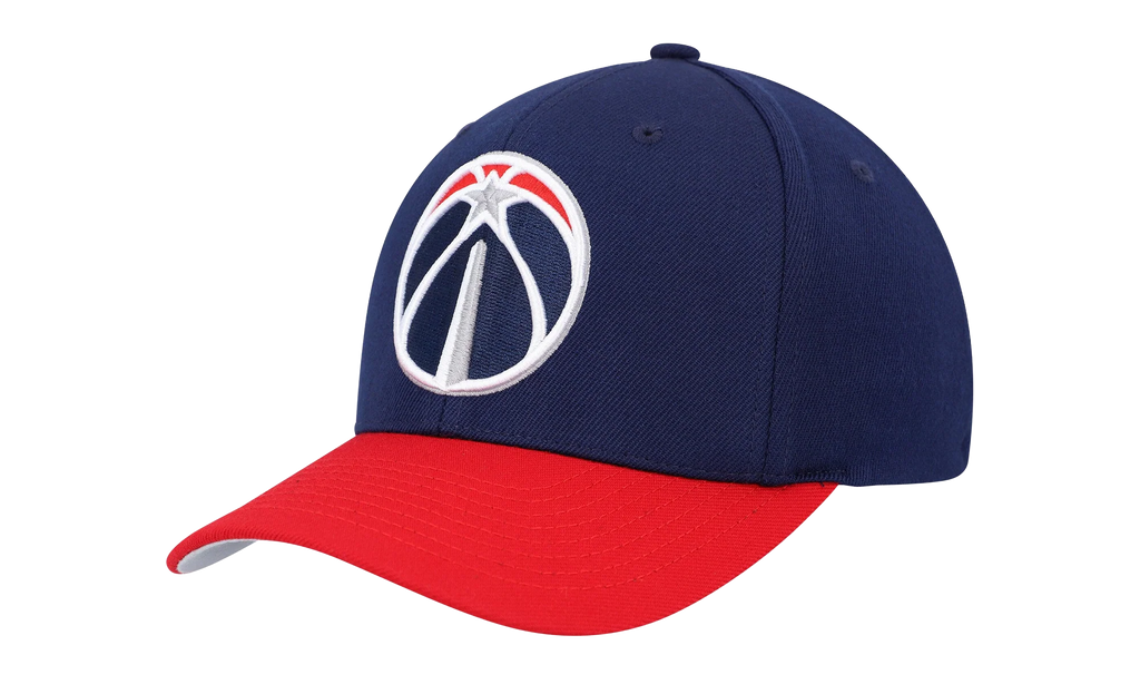 NBA Team 2 Tone 2.0 Stretch Snapback Cap "Washington Wizards - Navy / Red" HHSS3265 WWIYYPPPNYRD