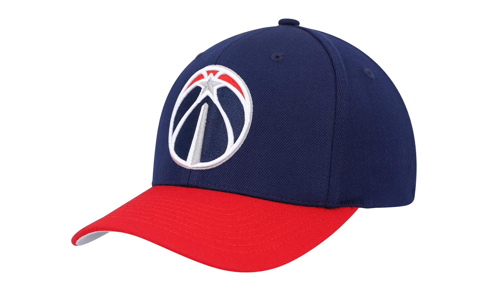 NBA Team 2 Tone 2.0 Stretch Snapback Cap "Washington Wizards - Navy / Red" HHSS3265 WWIYYPPPNYRD