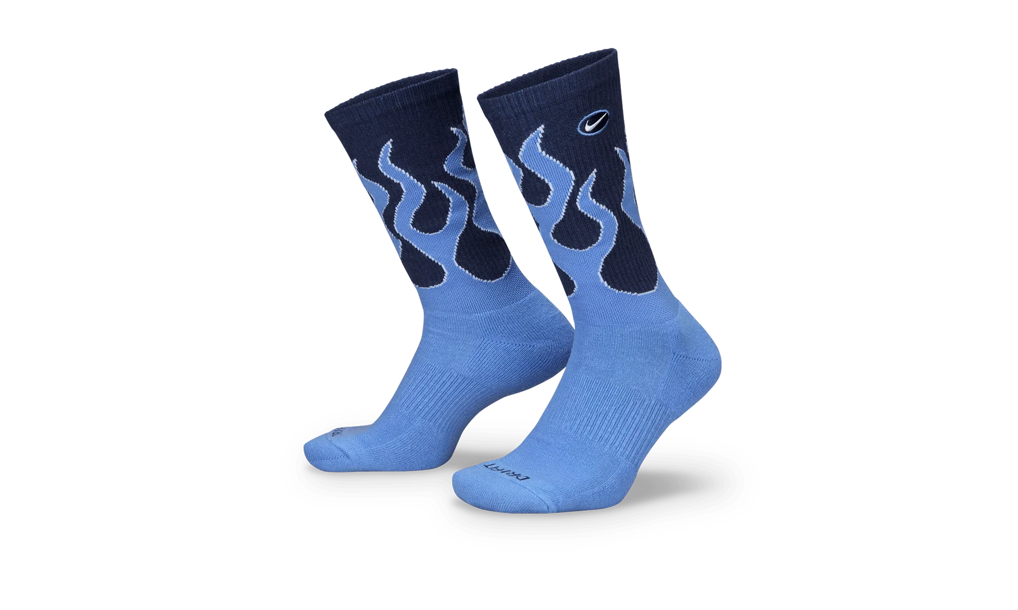 Everyday Plus Cushioned Crew Socks "Blue Flames - (1 Pair)" IB2285 410