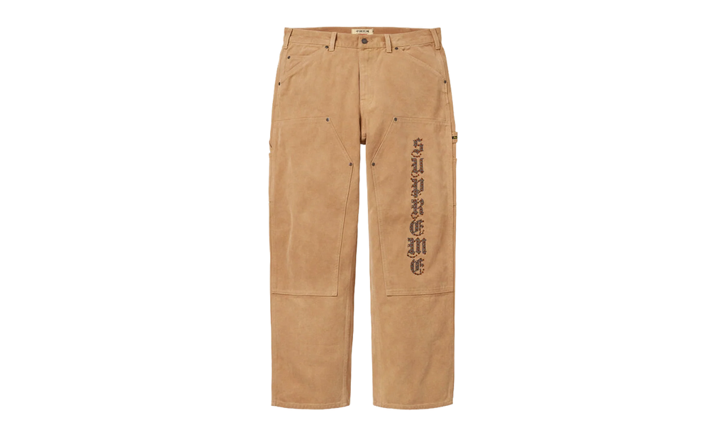 The Great China Wall Double Knee Painter Pant "SS26 - Tan" SU27520