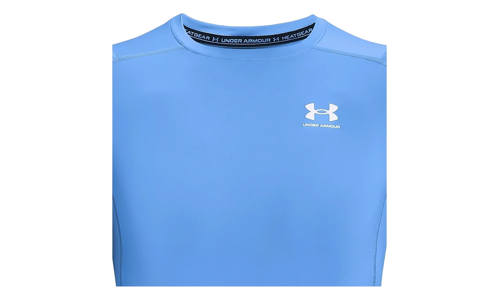 HeatGear Compression Short Sleeve "Carolina Blue / White" 1361518 475