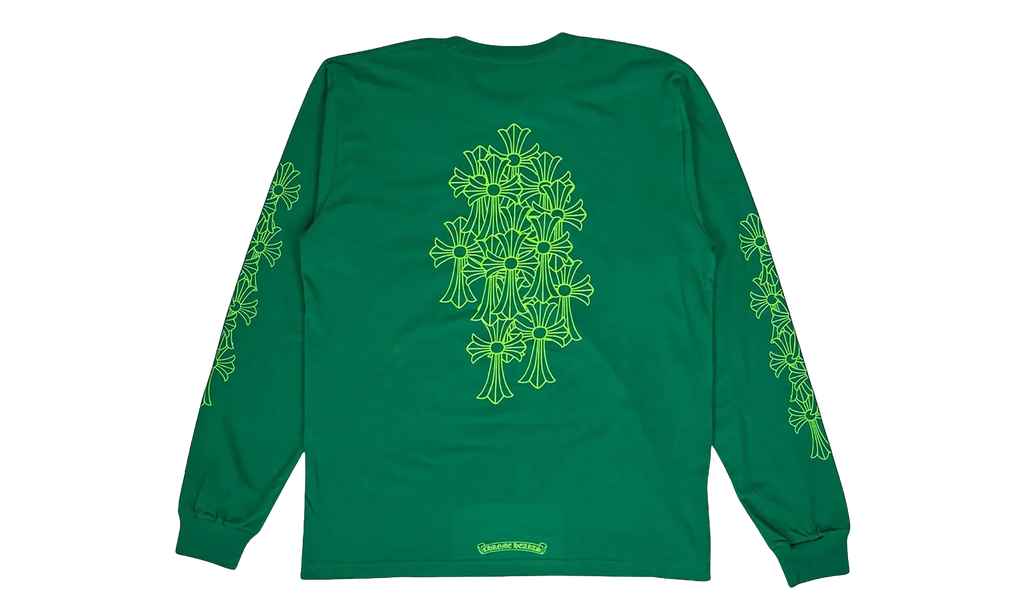 CEMETERY CROSS L/S Tee "GREEN" CHRM0842