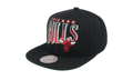 NBA Line Work Snapback Cap "Chicago Bulls - Black" HS8533 CBUBLCK