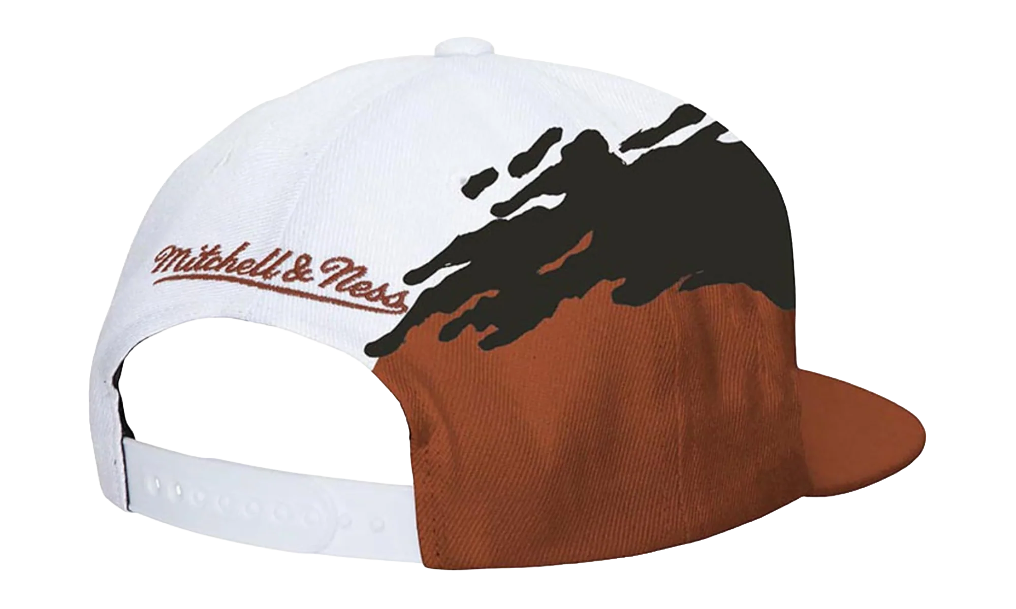 NCAA Paintbrush Snapback Cap "Texas Longhorns - White / Orange" HHSS3302 UTAYYPPPWHOR
