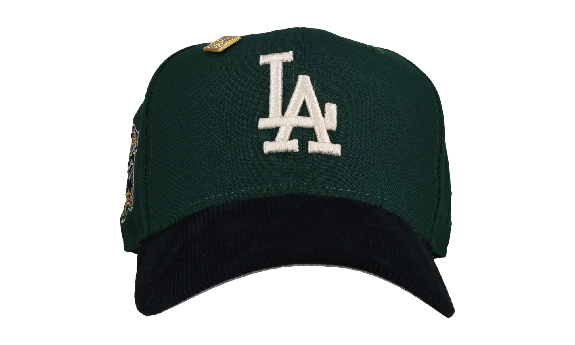 59FIFTY Los Angeles Dodgers 40th Anniversary Fitted Hat "Green / Navy - Corduroy Visor" NE144