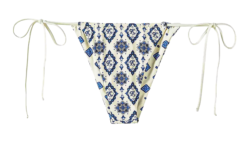 Tova Baroque Tile Tie Bottom "White" KITH53