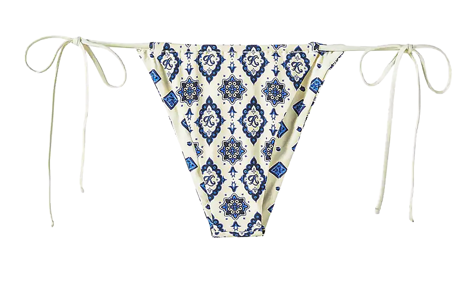 Tova Baroque Tile Tie Bottom "White" KITH53