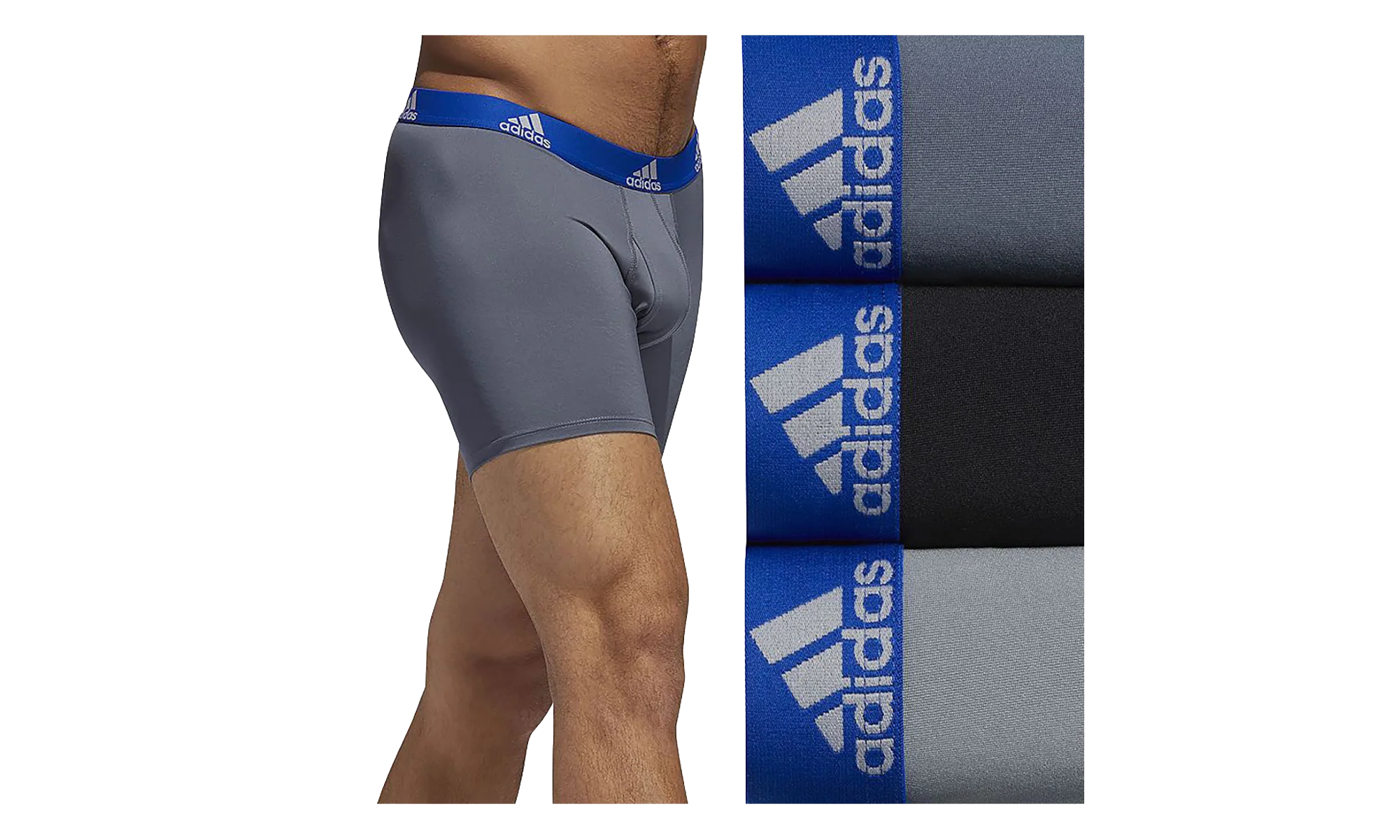 PERFORMANCE BOXER BRIEF (3-PACK) "Onix / Grey / Black" EX4438