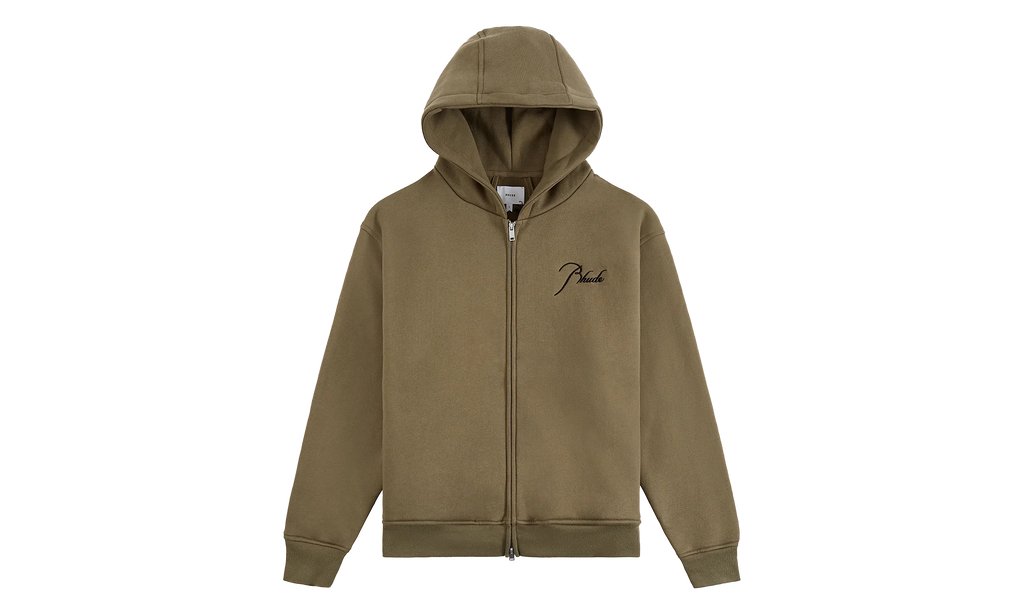 Classique Zip Up Hoodie "Moss Green / Black" RHPS26HO090126013