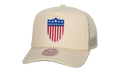 MLB Cooperstown Evergreen Trucker Snapback Cap "Brooklyn Dodgers - Off White" HHSS6490 BDOYYPPPOFWH