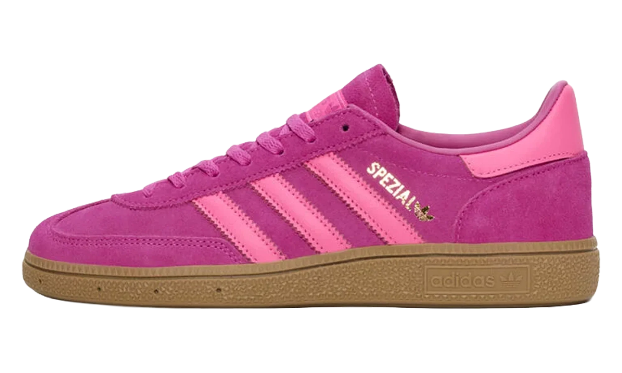 Handball Spezial WMNS "Semi Lucid Fuchsia Lucid Pink Gold Metallic" JQ7262