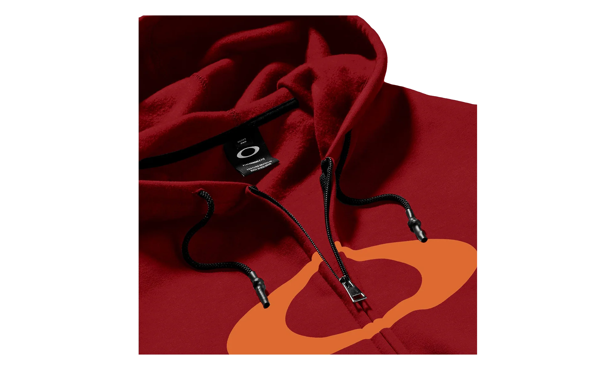 Ellipse Full Zip Hoodie "Raspberry" 461644 45A