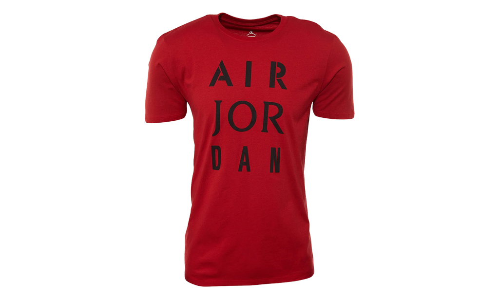Jordan Stencil T-shirt "Red" AJ1387 687