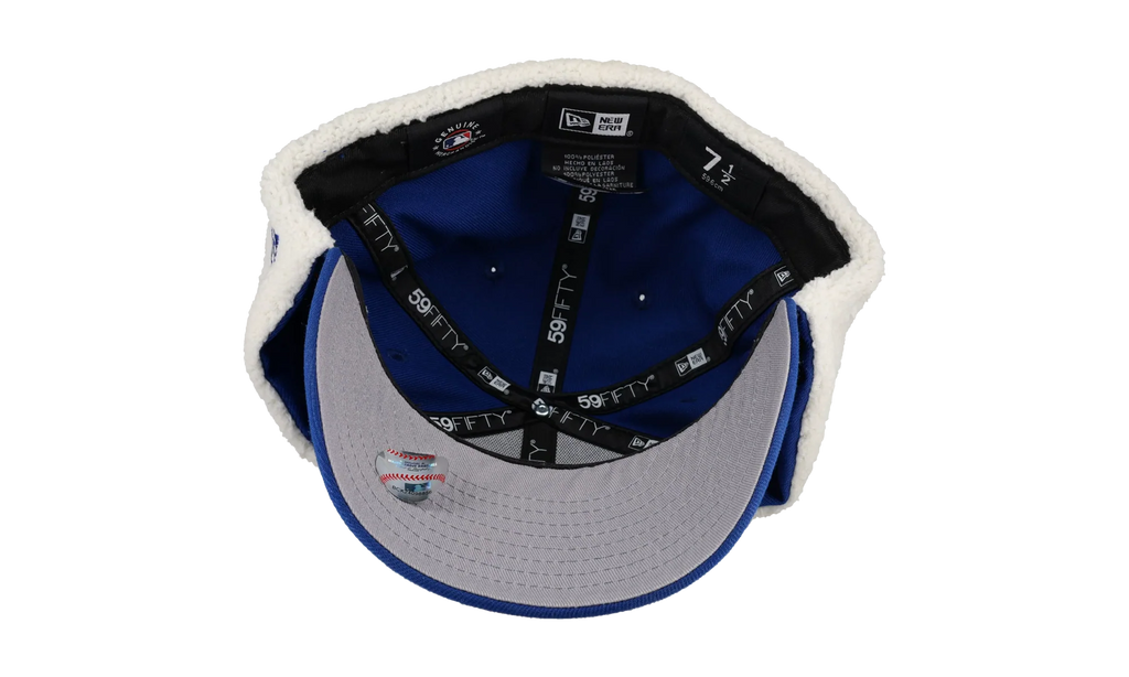59FIFTY New York Mets Ear Flap Trappers Fitted Hat "Blue / White" NE201